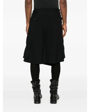 Comme des Garçons Homme Plus レイヤードポケットディテールスカート - サムネイル4