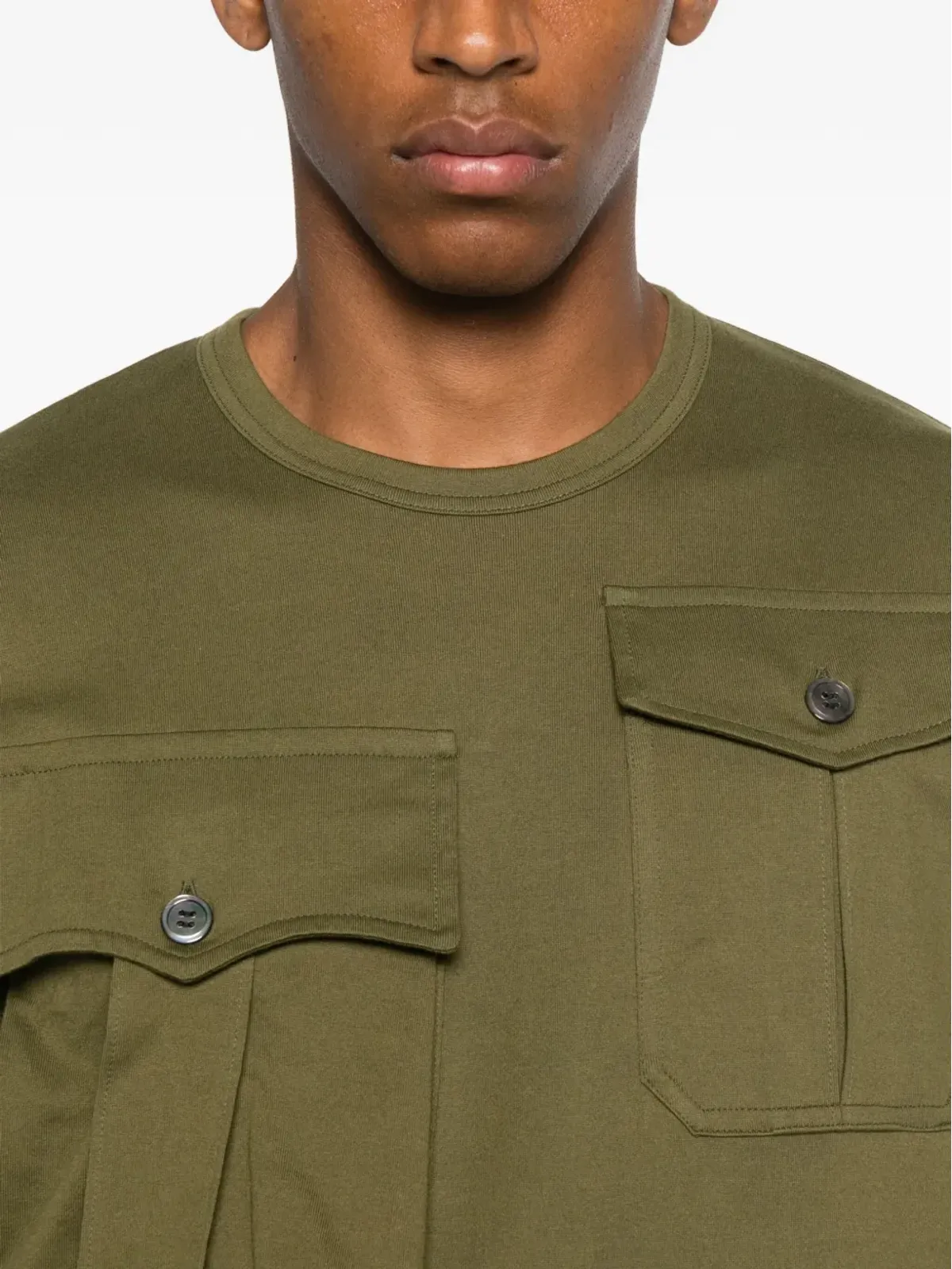 Comme des Garçons Homme Plus ポケットディテール ラウンドネック Tシャツ - 画像4