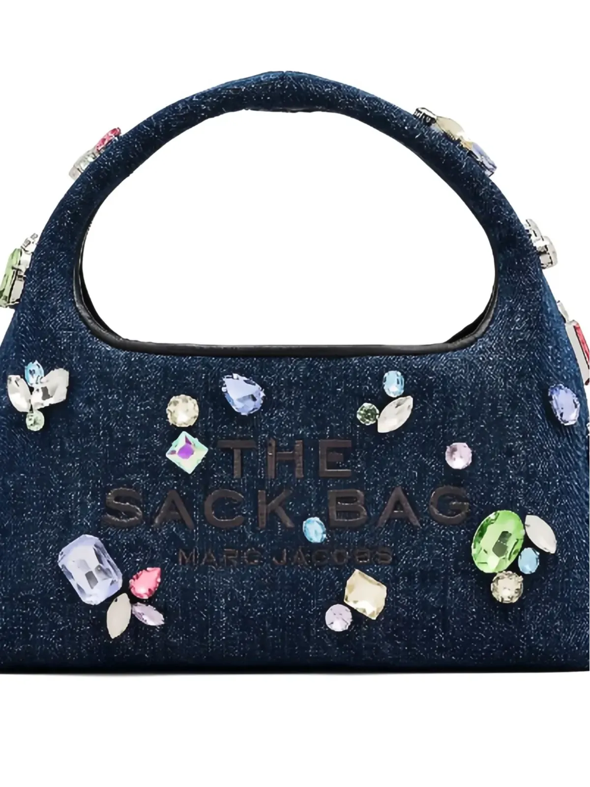 Marc Jacobs クリスタル装飾デニムショルダーバッグ - ブルー - 画像2