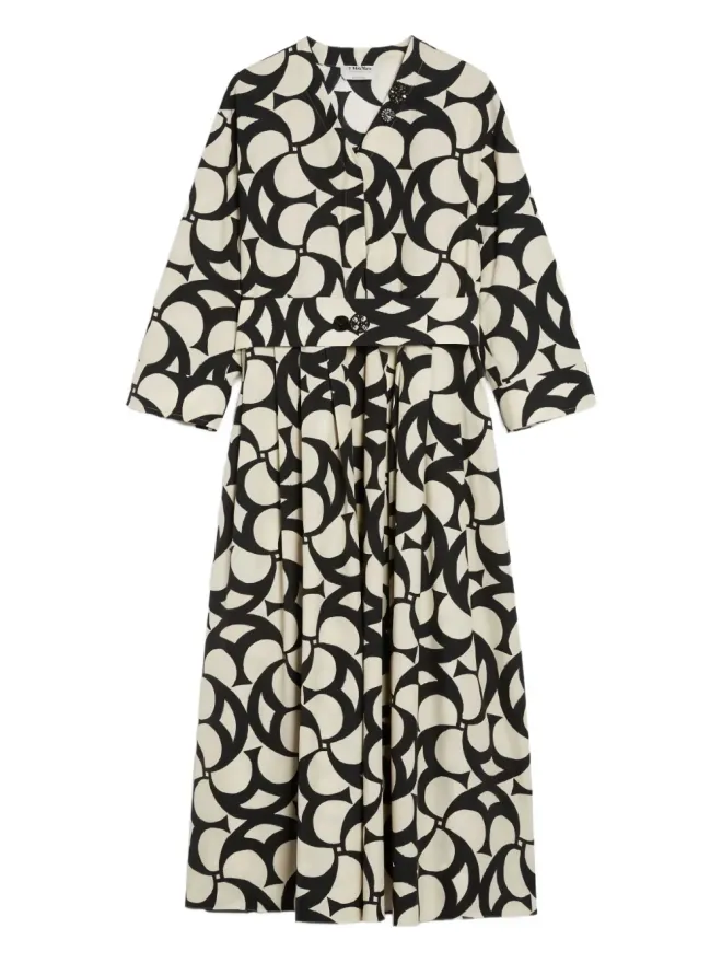 'S Max Mara S Max Mara 幾何学柄プリントドレスの商品画像