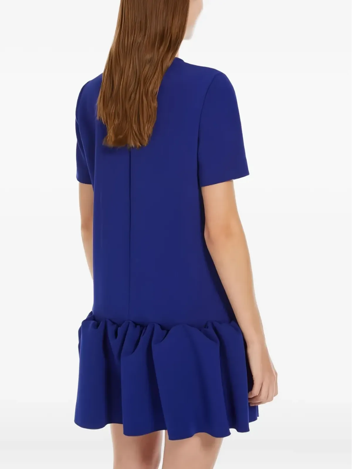 Max Mara ラッフルショートスリーブドレス - 画像3