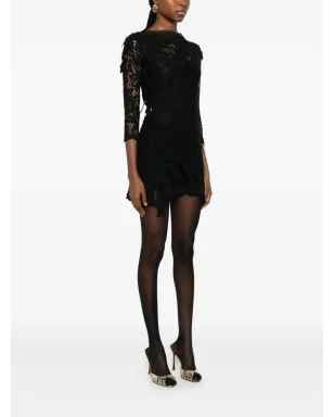ISABEL MARANT Rubiana floral-lace midi dress - Black - サムネイル3