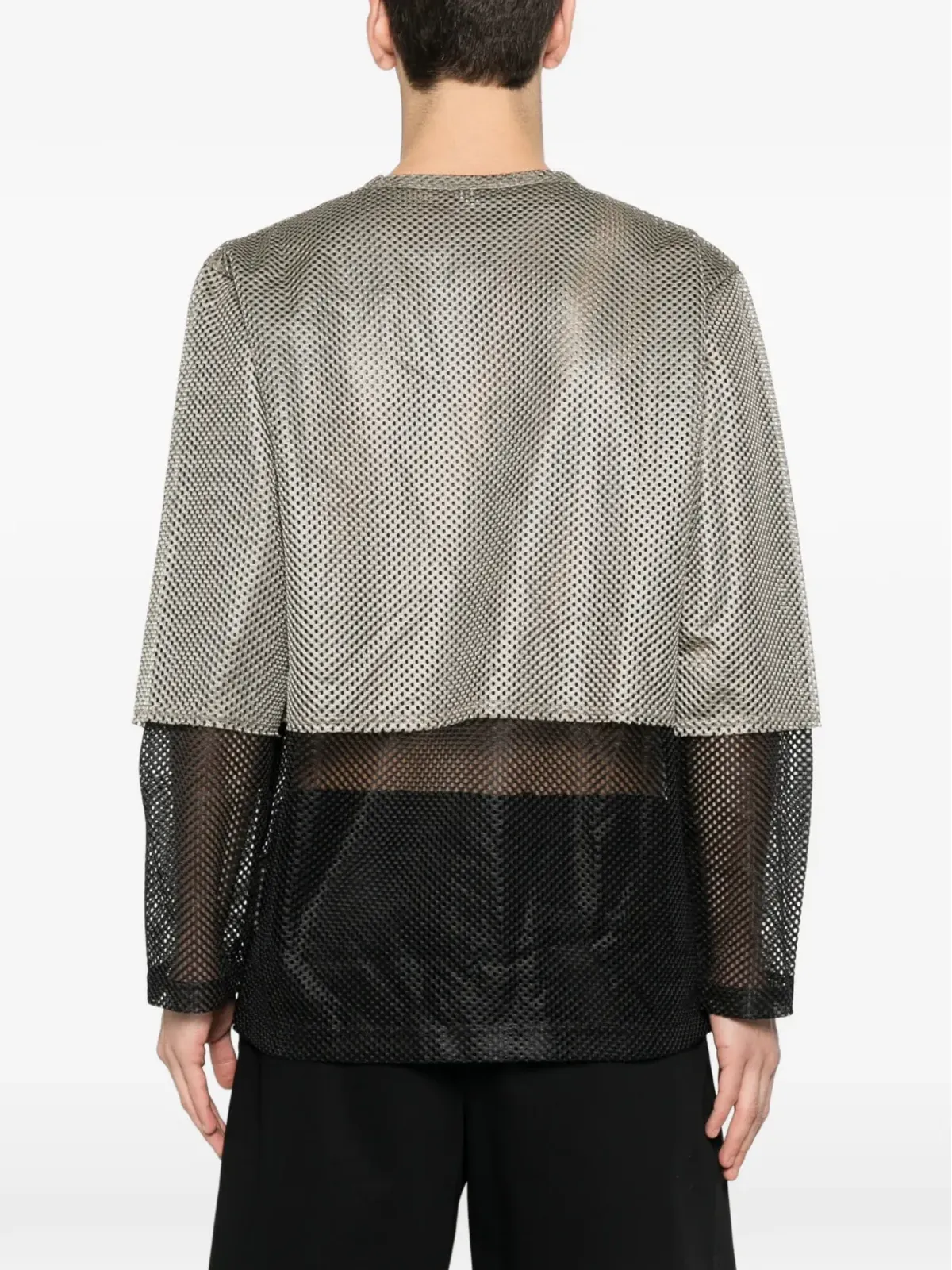 Comme des Garçons Homme Plus メッシュレイヤード長袖Tシャツ - 画像4