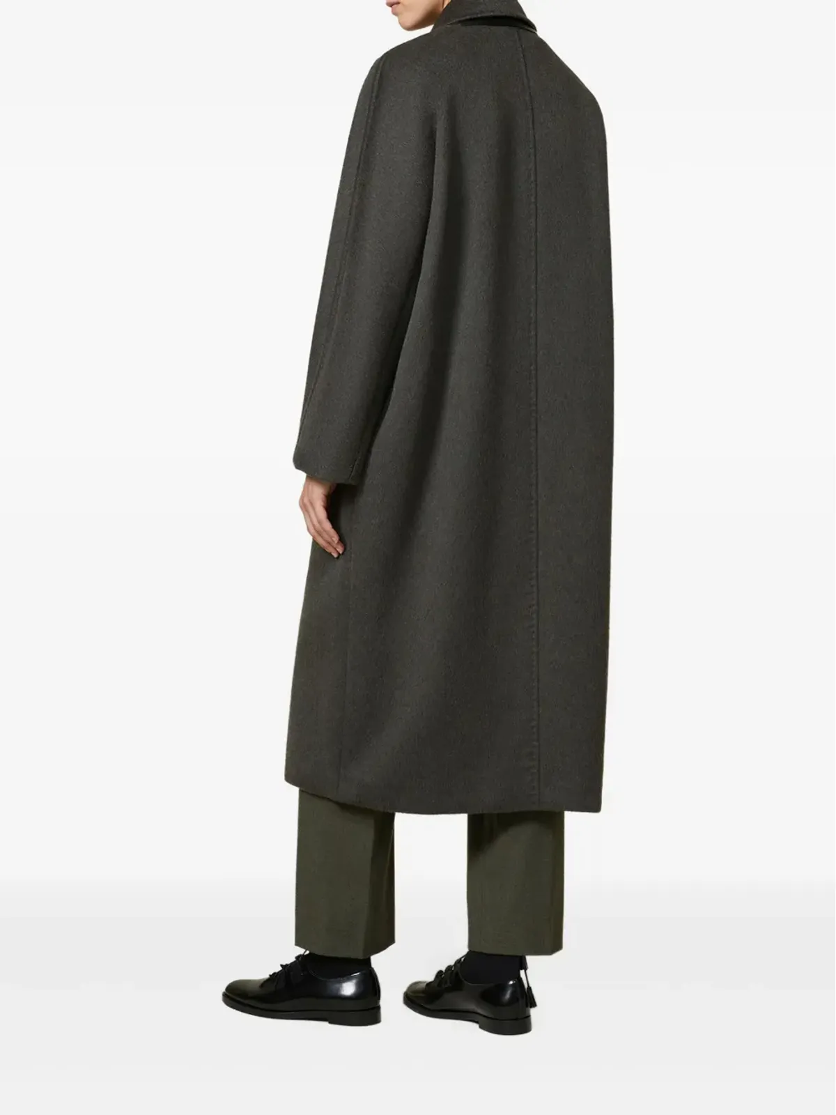 Max Mara アンガス ダブルブレスト フラップポケット コート - グレー - 画像2