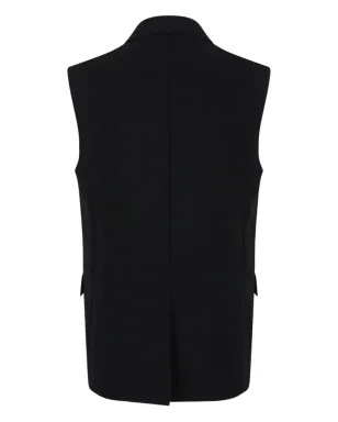 Max Mara ポメス ダブルブレスト ウェストコート ブラック - サムネイル2