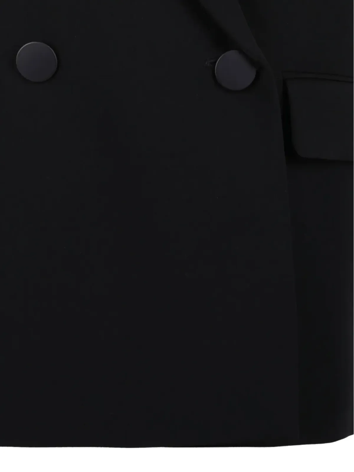 Max Mara ポメス ダブルブレスト ウェストコート ブラック - 画像3