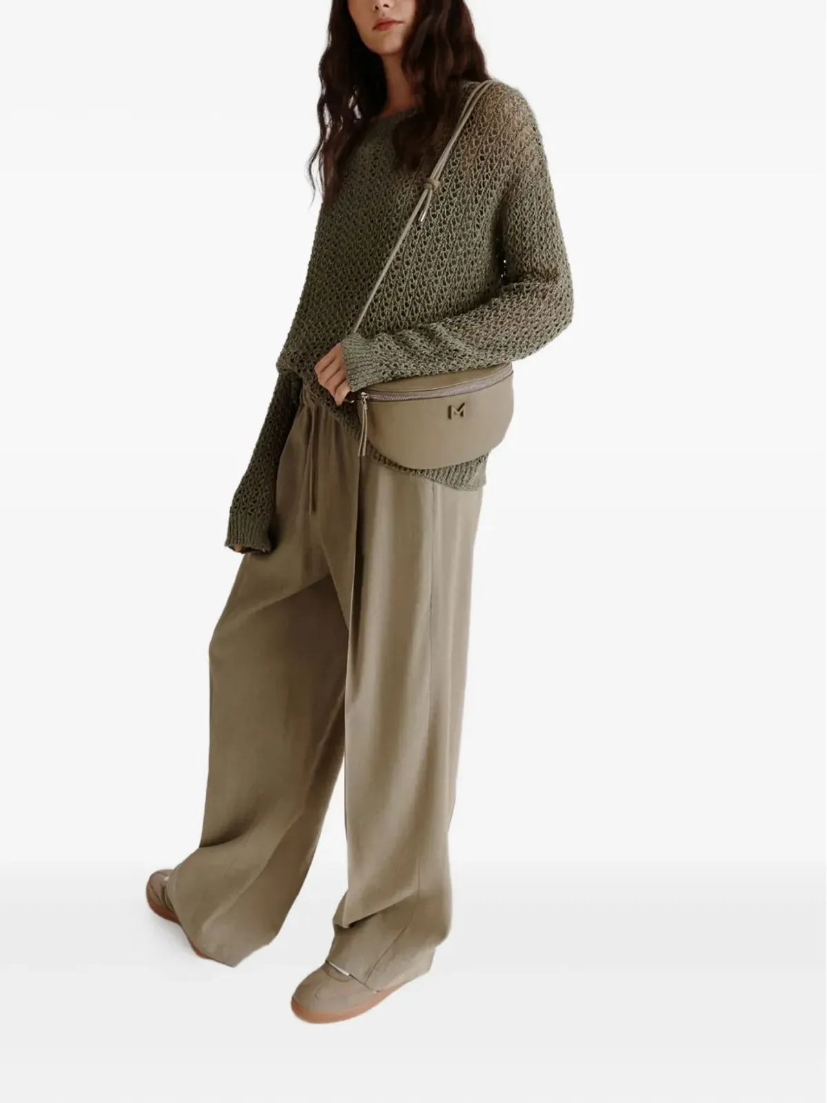 Marella フレッド ワイドレッグパンツ - Neutrals - 画像2