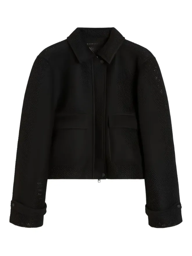 Max Mara Max Mara メッシュパネルドジャケットの商品画像