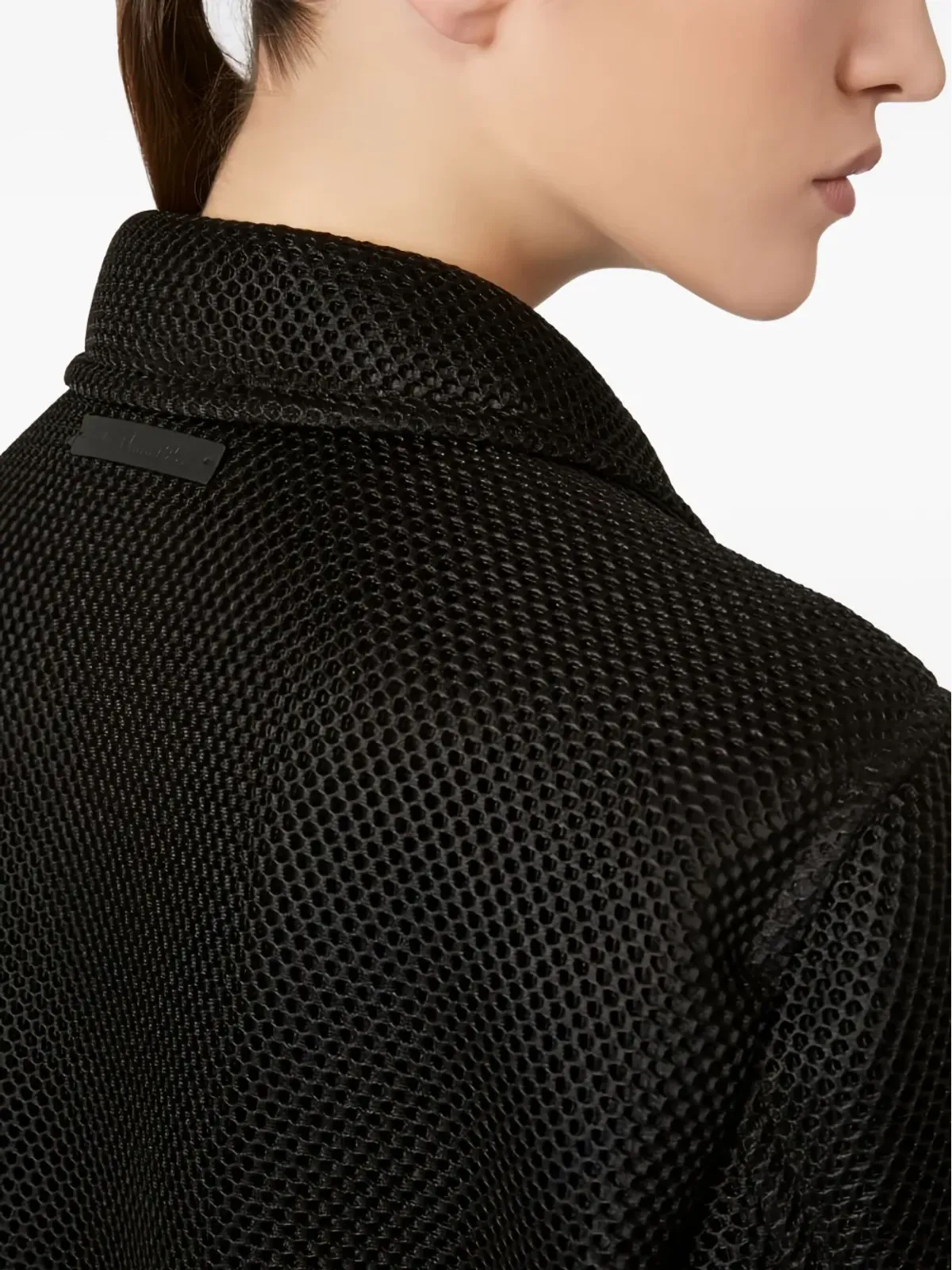 Max Mara メッシュパネルドジャケット - 画像4