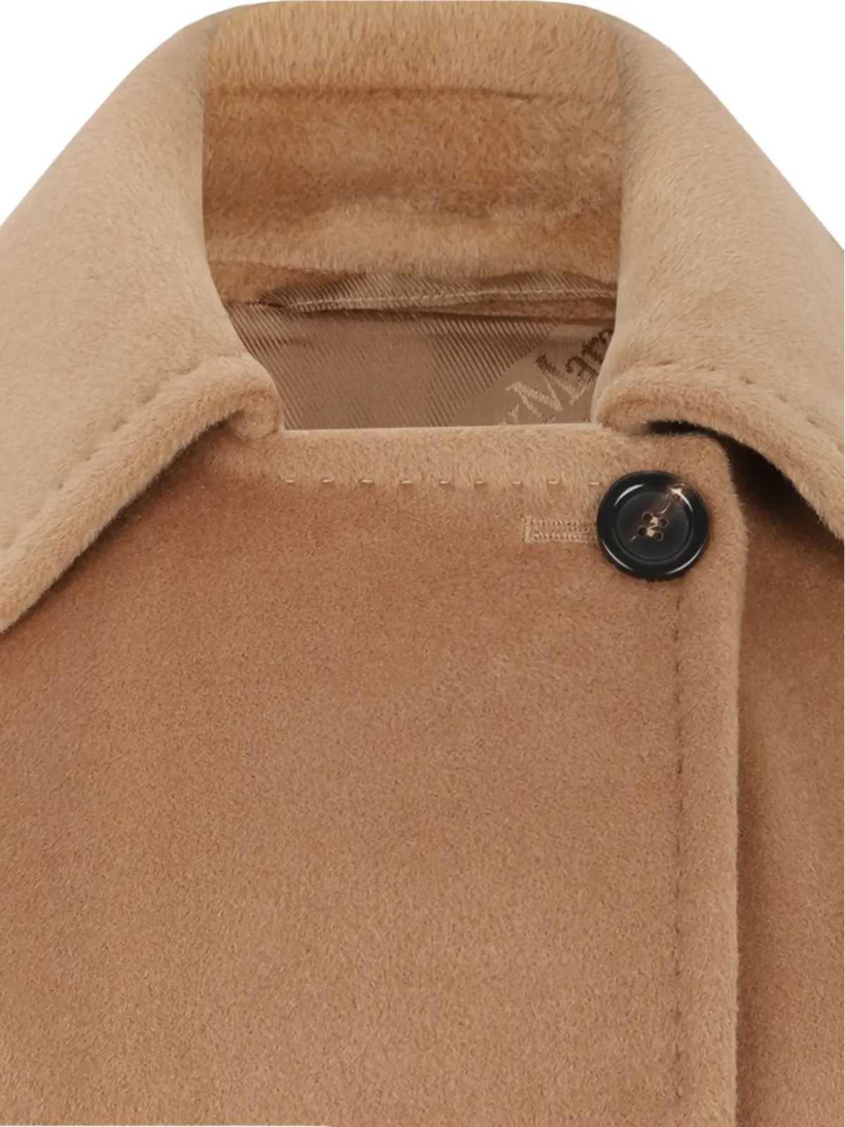 Max Mara ベルト付き襟付きコート - ブラウン - 画像4