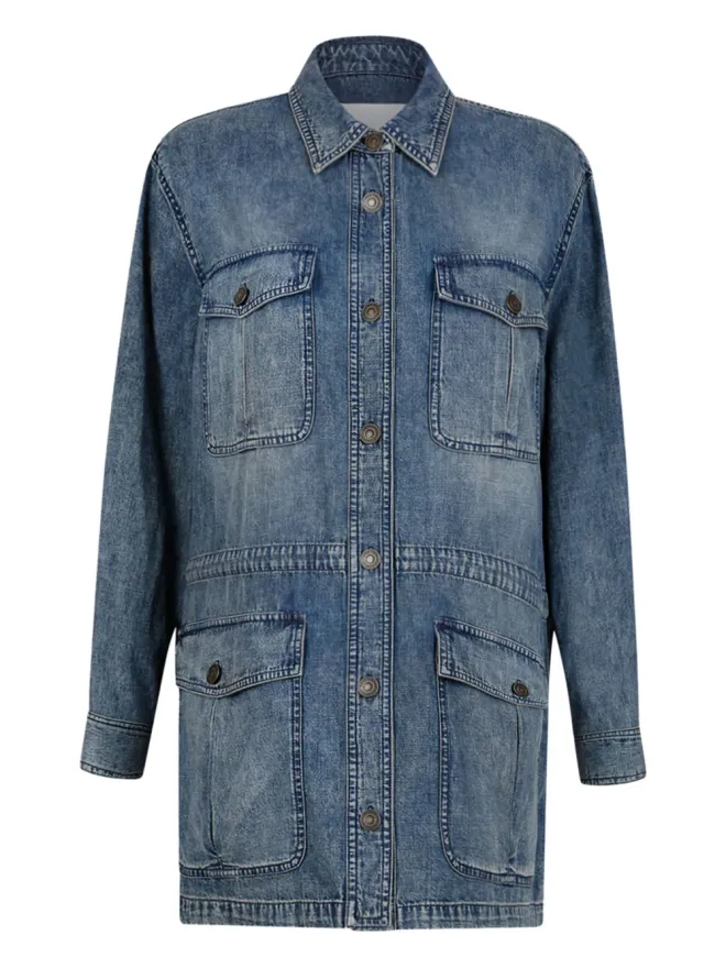 MARANT ÉTOILE MARANT ÉTOILE ボタン留めデニムコートの商品画像