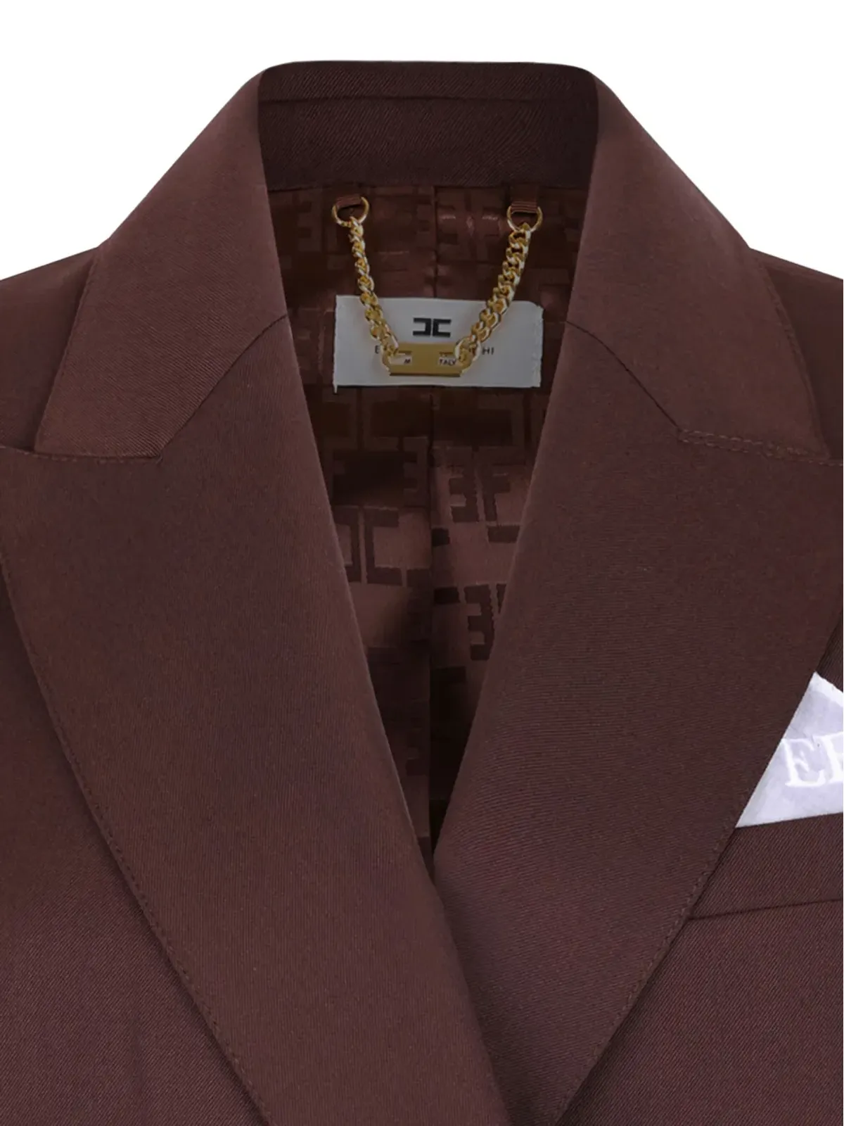 Elisabetta Franchi ダブルブレストボタン留めブレザー - 画像3