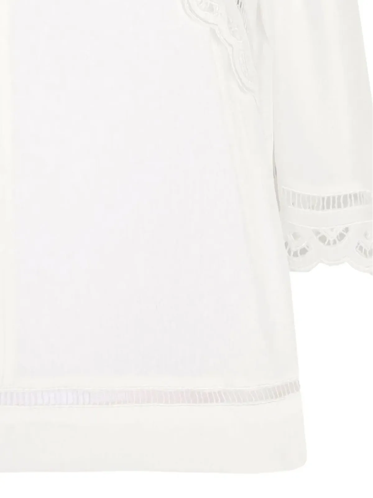 ISABEL MARANT 刺繍レーストリム ブラウス - 画像3