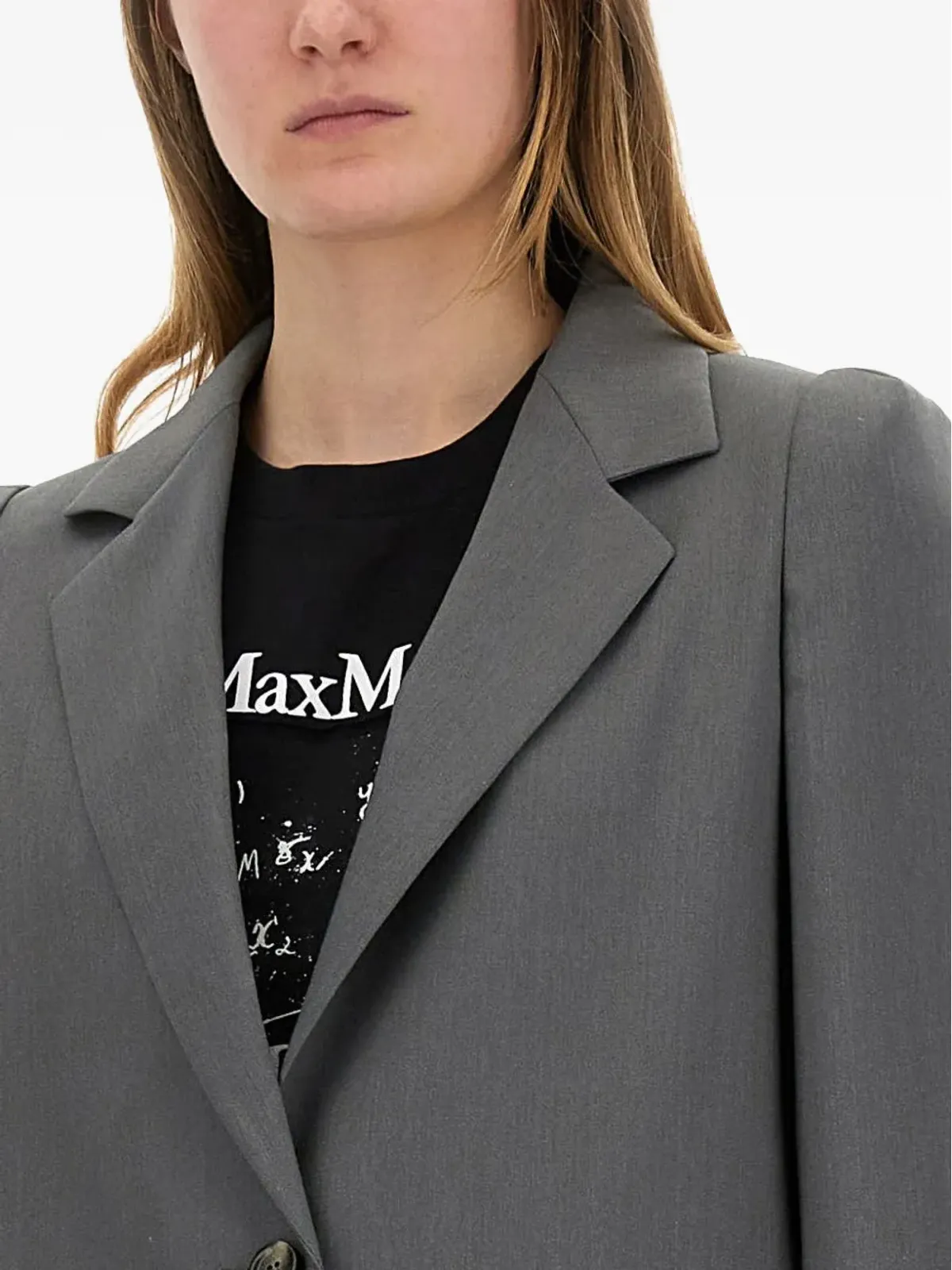 Max Mara パッドショルダー ブレザー - 画像3