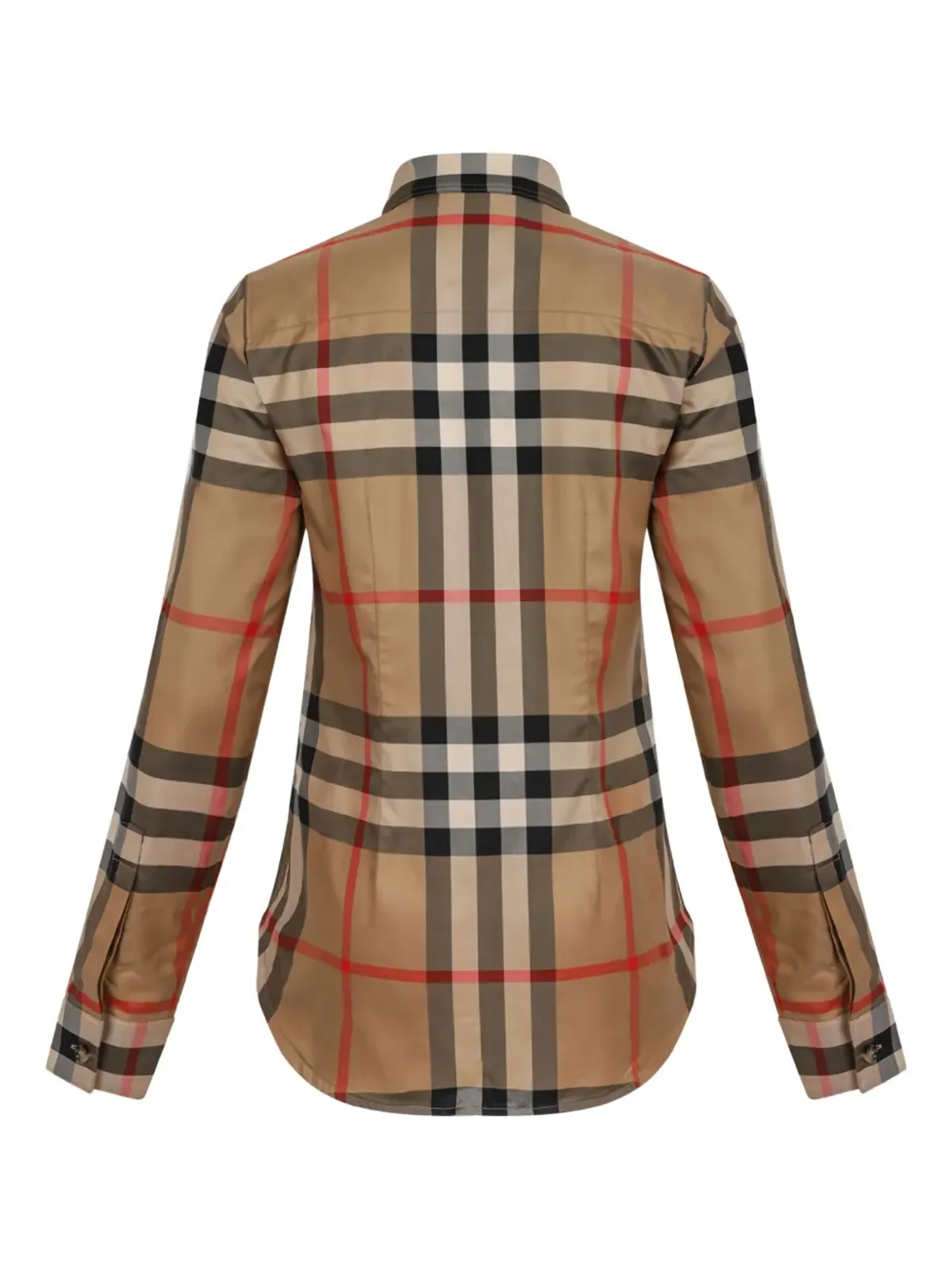 Burberry チェック柄コットンシャツ - 画像2