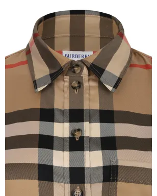Burberry チェック柄コットンシャツ - サムネイル3