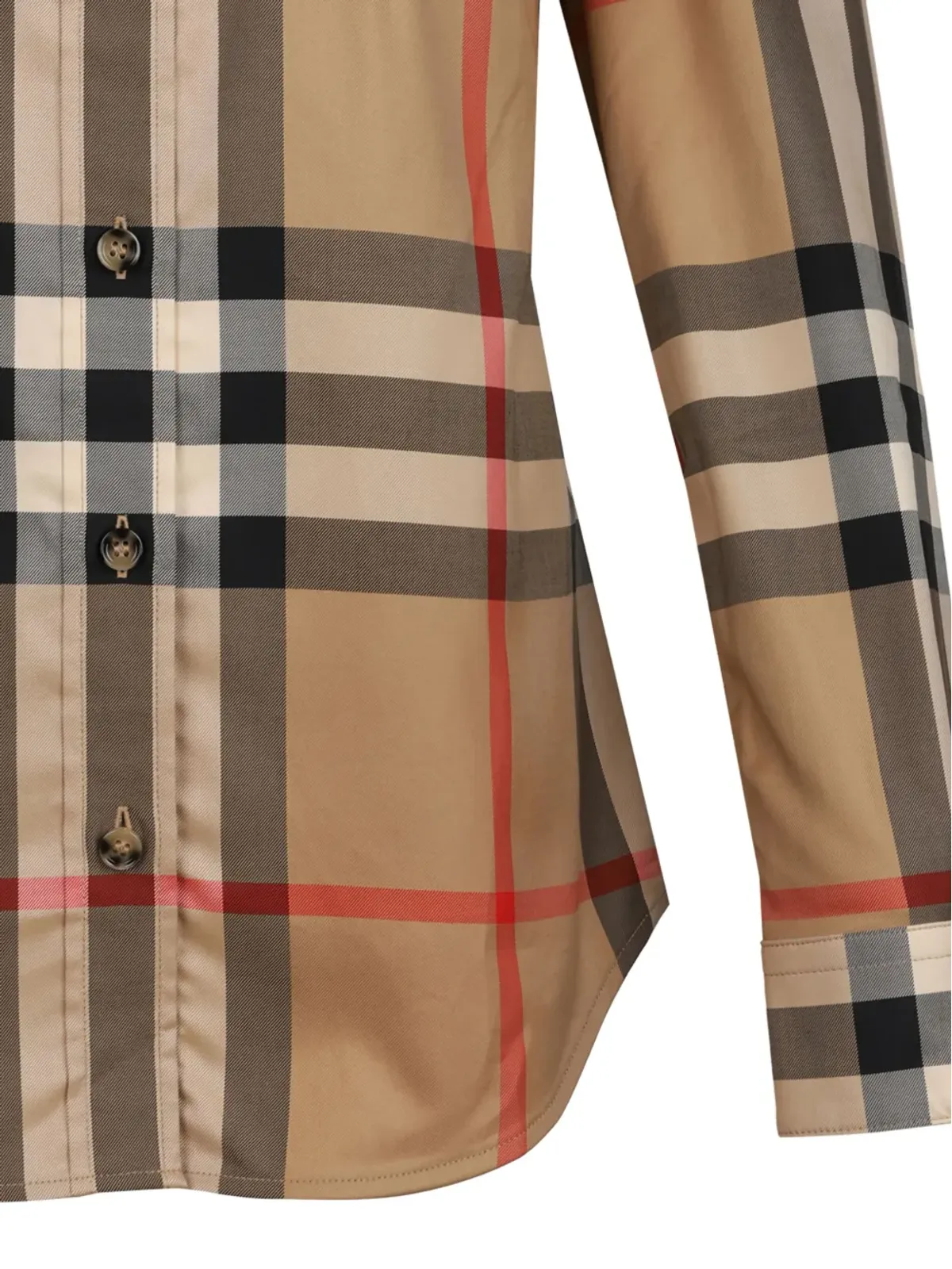 Burberry チェック柄コットンシャツ - 画像4