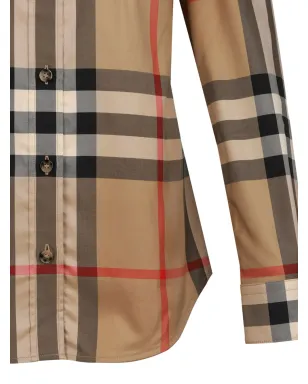 Burberry チェック柄コットンシャツ - サムネイル4