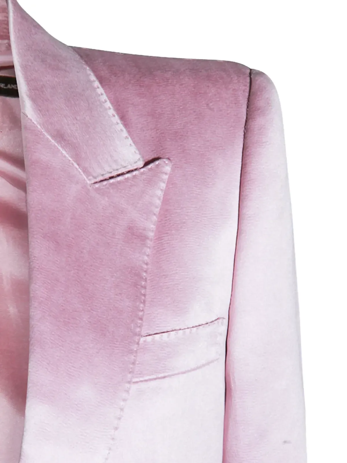 TOM FORD シングルボタンブレザー ピンク - 画像5
