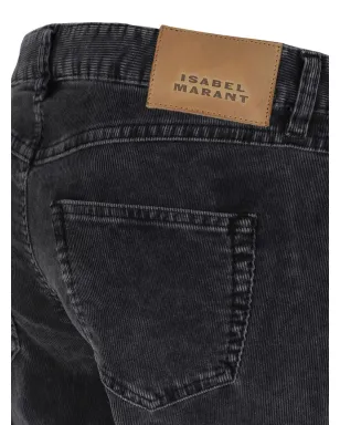 ISABEL MARANT パッチポケットジーンズ - ブラック - サムネイル4