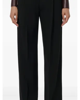Elisabetta Franchi プリーツディテールパンツ - ブラック - サムネイル2