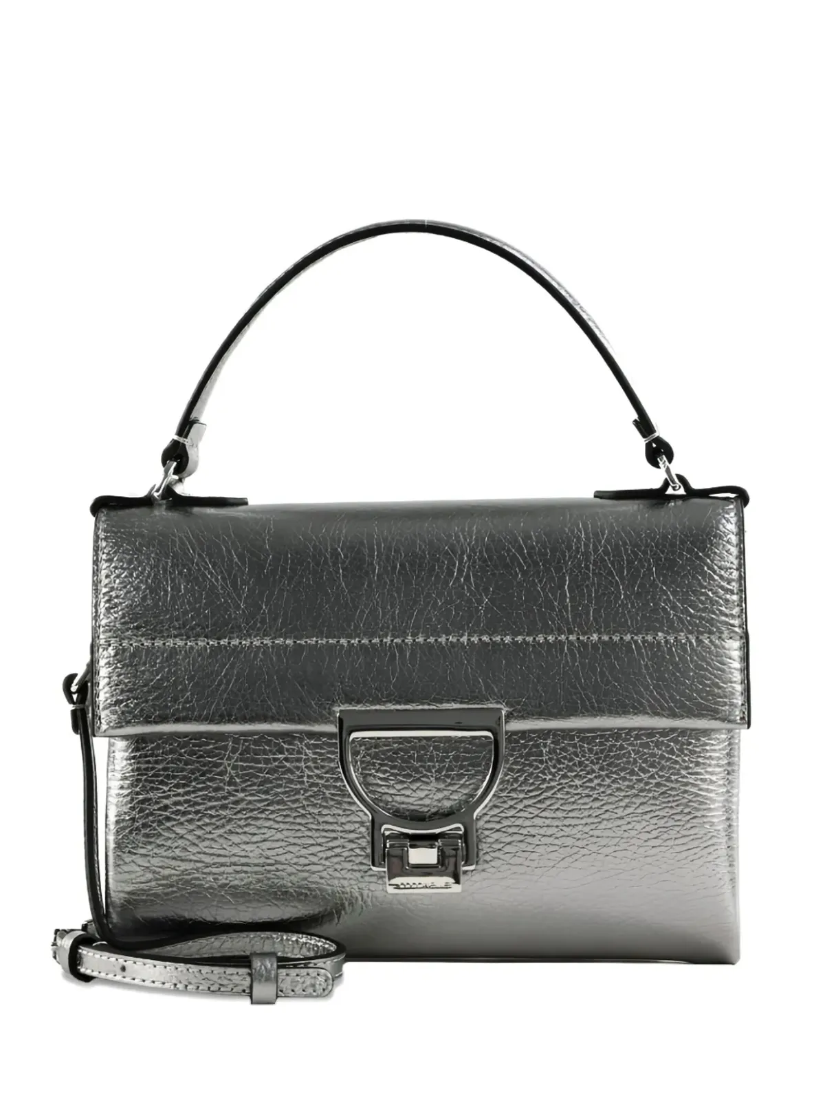 Coccinelle アレットリス メタリックレザー トートバッグ - 画像1