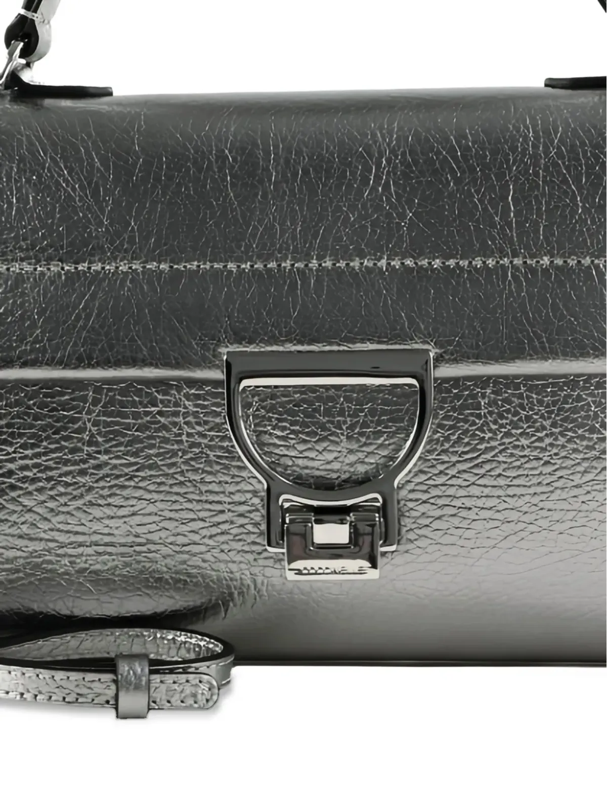 Coccinelle アレットリス メタリックレザー トートバッグ - 画像2