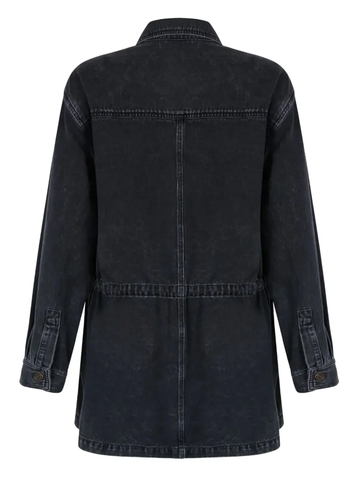 ISABEL MARANT ボタン留め コットンデニムジャケット - ブラック - 画像2