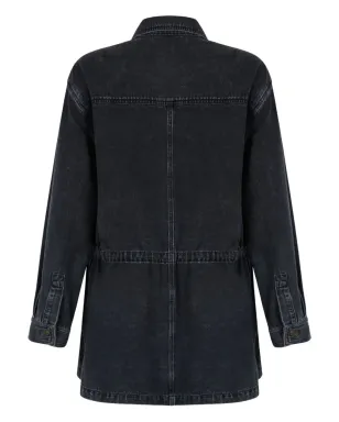 ISABEL MARANT ボタン留め コットンデニムジャケット - ブラック - サムネイル2