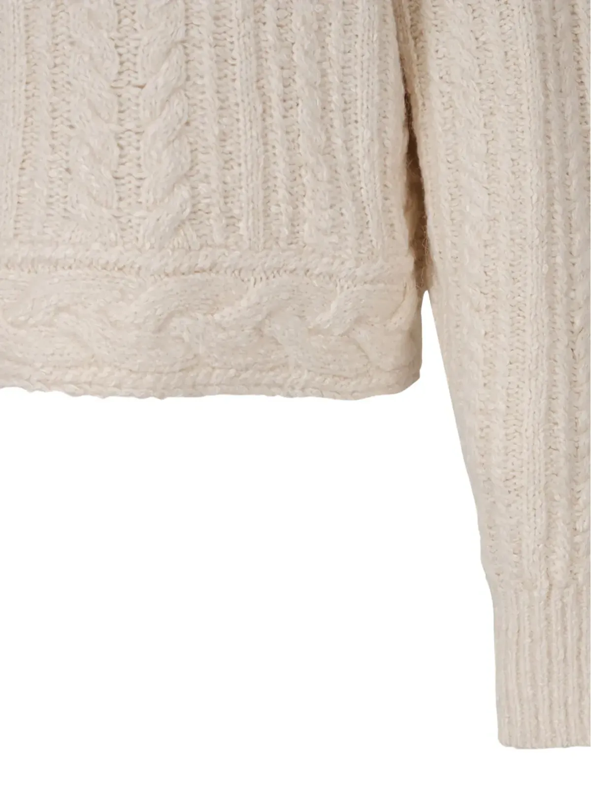 ISABEL MARANT ケーブルニット ロールネック セーター - 画像3