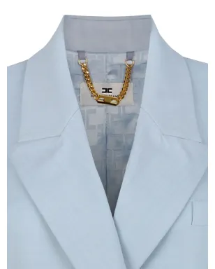 Elisabetta Franchi クール ベルト付きラップ風スーツ - サムネイル5