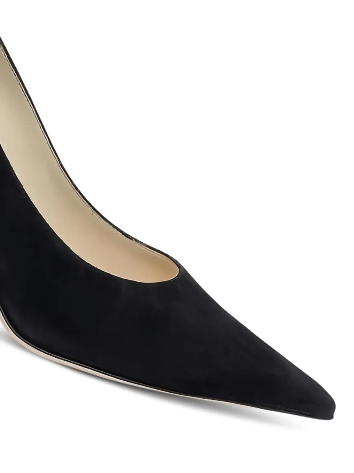 Jimmy Choo Love スエード ポインテッドトゥ パンプス - ブラック - 画像2