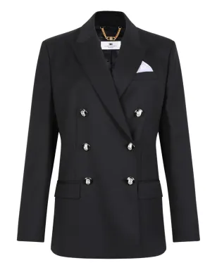 Elisabetta Franchi ダブルブレスト スカルボタン ブレザー - サムネイル1