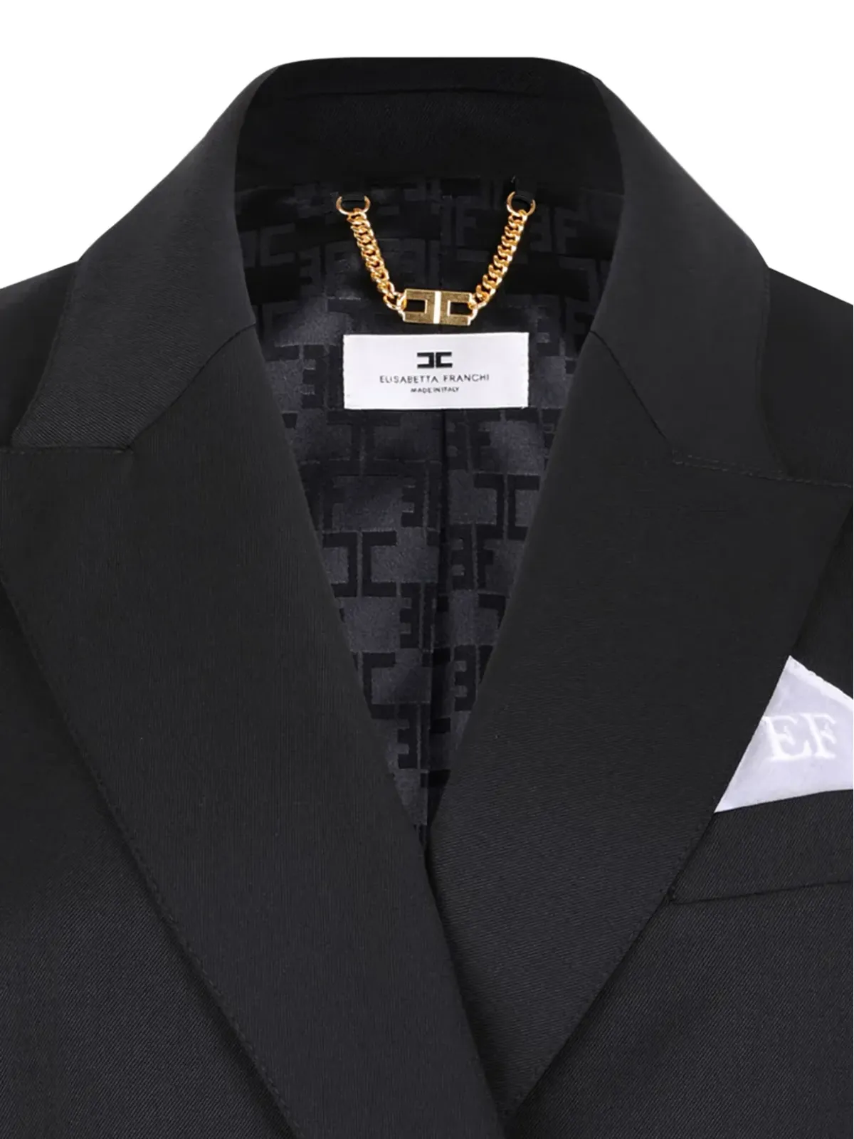 Elisabetta Franchi ダブルブレスト スカルボタン ブレザー - 画像4