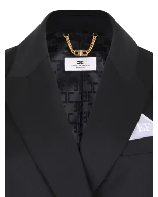 Elisabetta Franchi ダブルブレスト スカルボタン ブレザー - サムネイル4