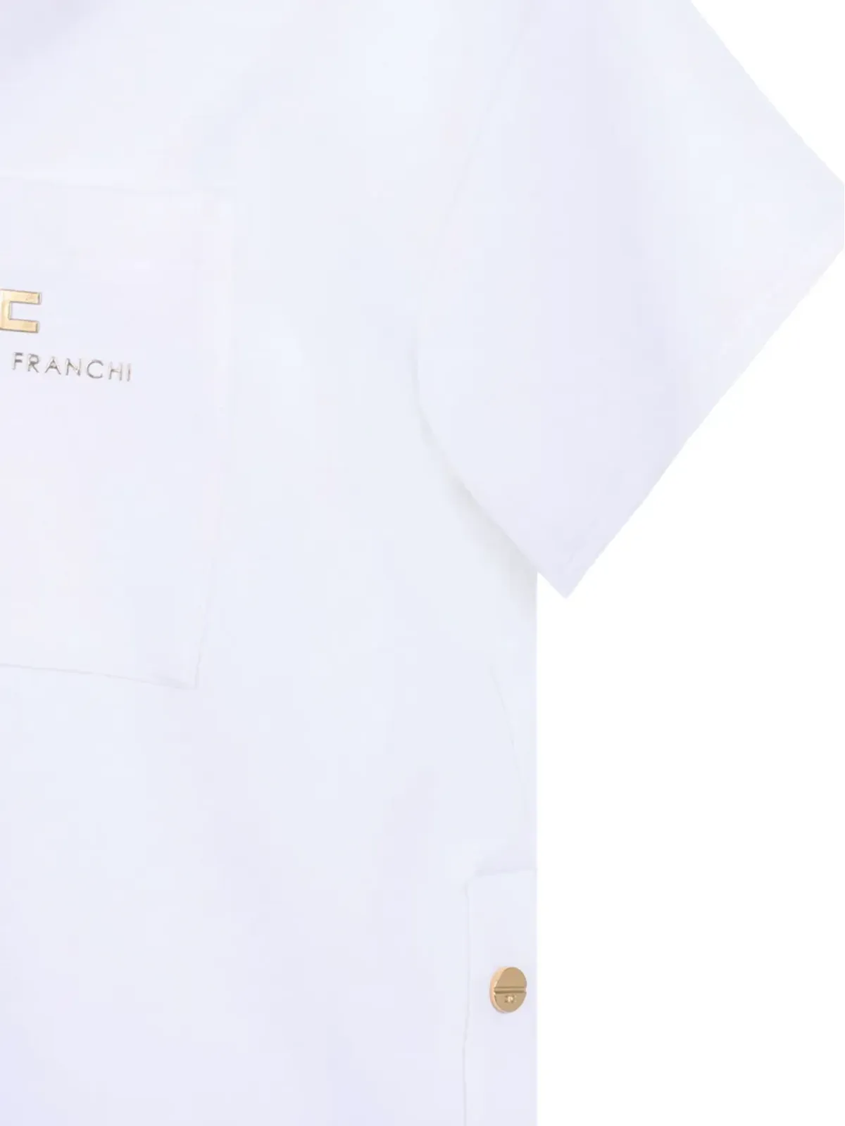 Elisabetta Franchi ポケットロゴプレート付きセーター - White - 画像4