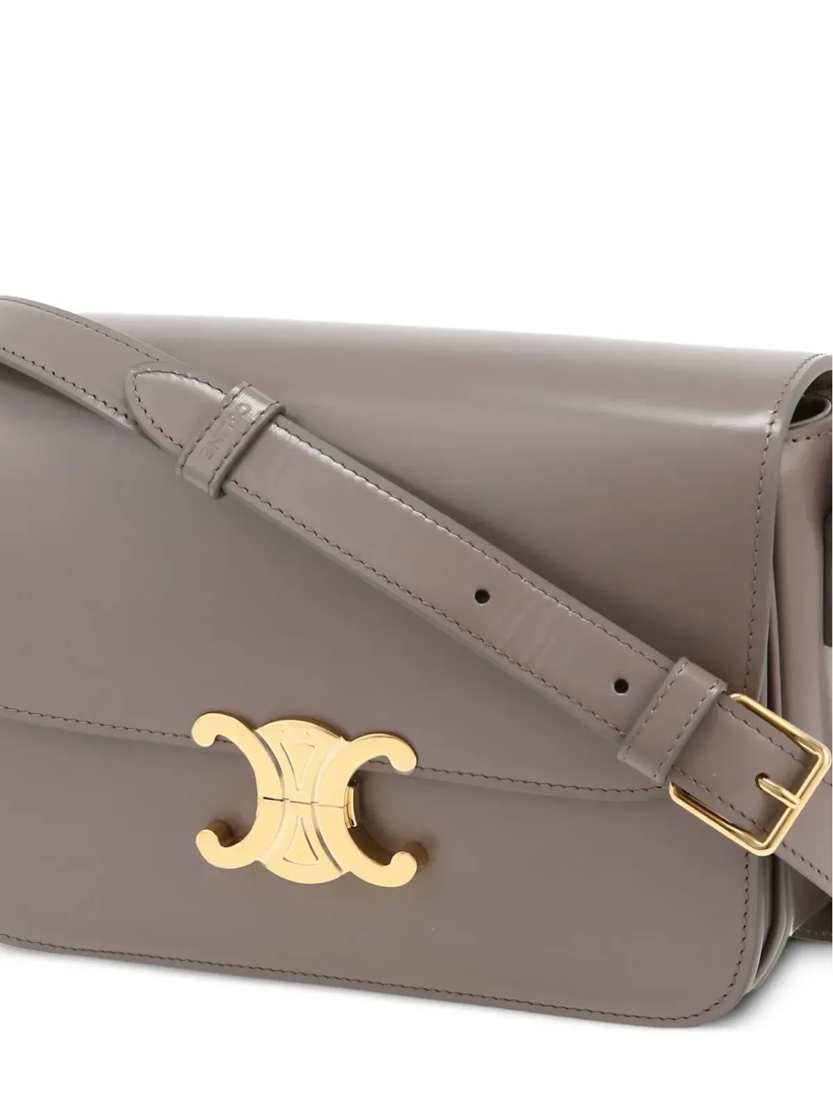 Celine Pre-Owned トリオンフ ショルダーバッグ グレー - 画像5