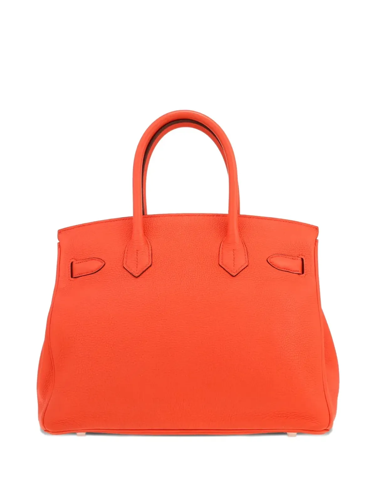 Hermès Pre-Owned オレンジレザーのトップハンドルバッグ - 画像2