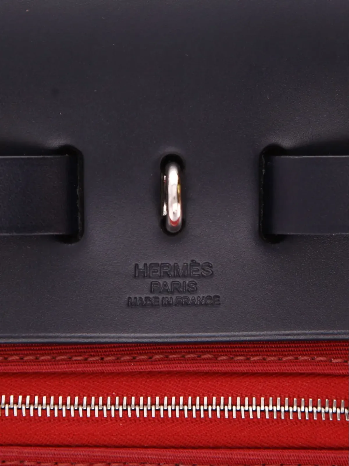 Hermès Pre-Owned カラー・ブロック キャンバス ハンドバッグ - 画像5