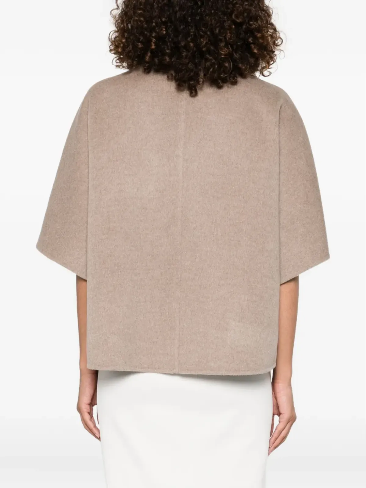 Max Mara ケープ付きウールコート - 画像4