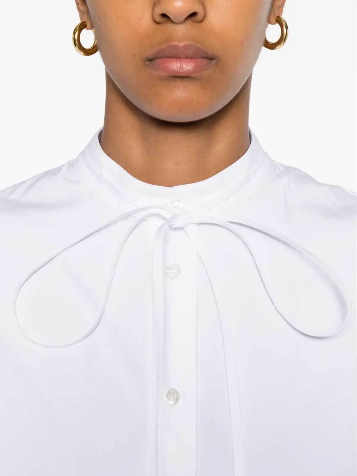 Gucci ネックタイ付き長袖シャツ - 画像5