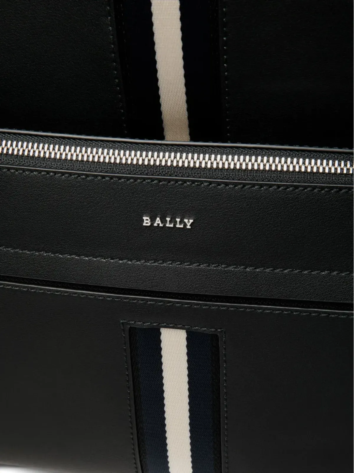 Bally リボンディテールのレザーバックパック - 画像4