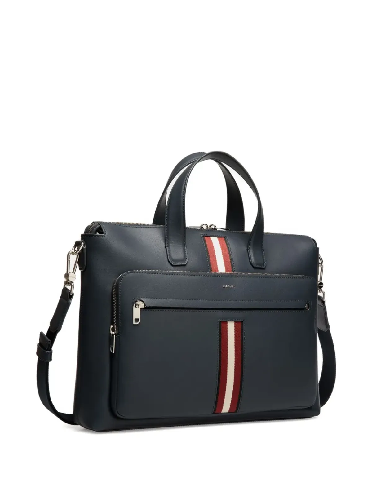 Bally リボンディテール レザーブリーフケース - 画像3