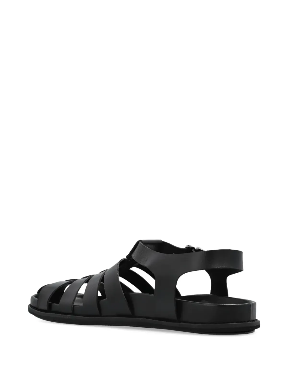 A.P.C. Fisherman H leather sandals - Black - 画像3