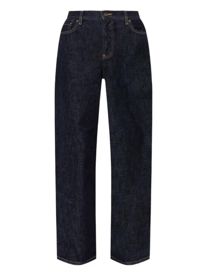 self-portrait Self-Portrait 5ポケットストレートデニムジーンズ ブルーの商品画像