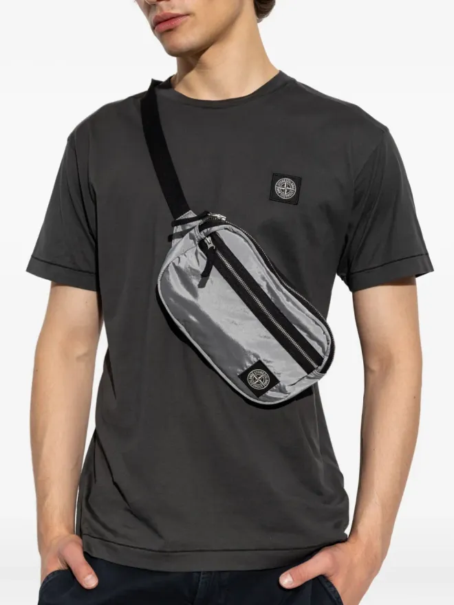 Stone Island Stone Island ジップファスナー ロゴパッチ ベルトバッグの商品画像
