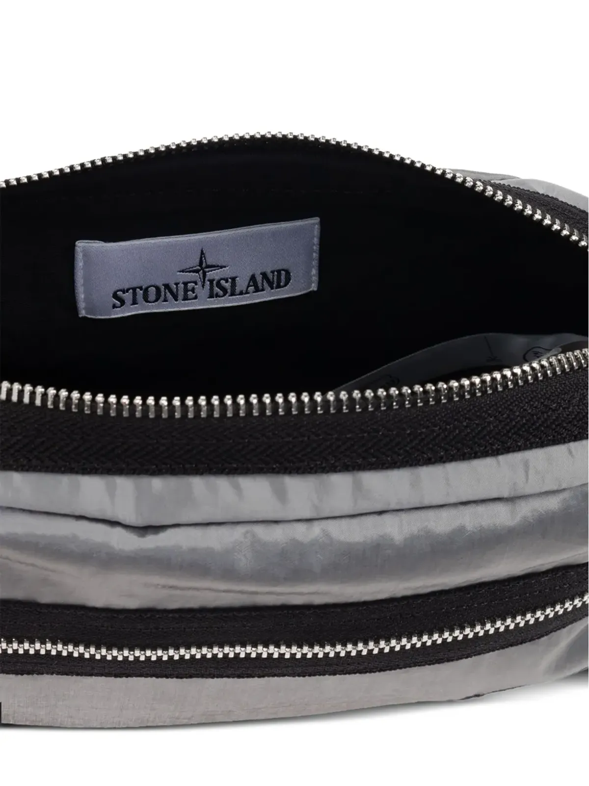 Stone Island ジップファスナー ロゴパッチ ベルトバッグ - 画像5