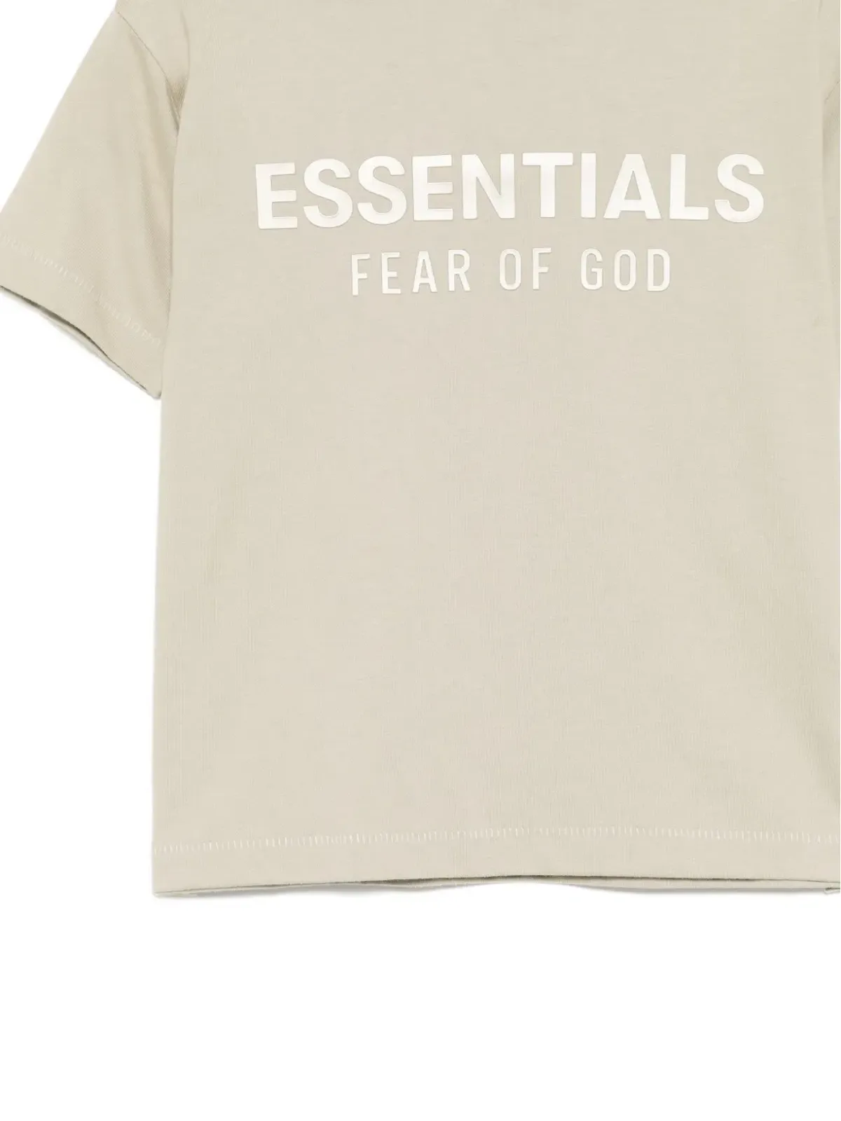 FEAR OF GOD ESSENTIALS KIDS ロゴ入りコットンTシャツ - グリーン - 画像3