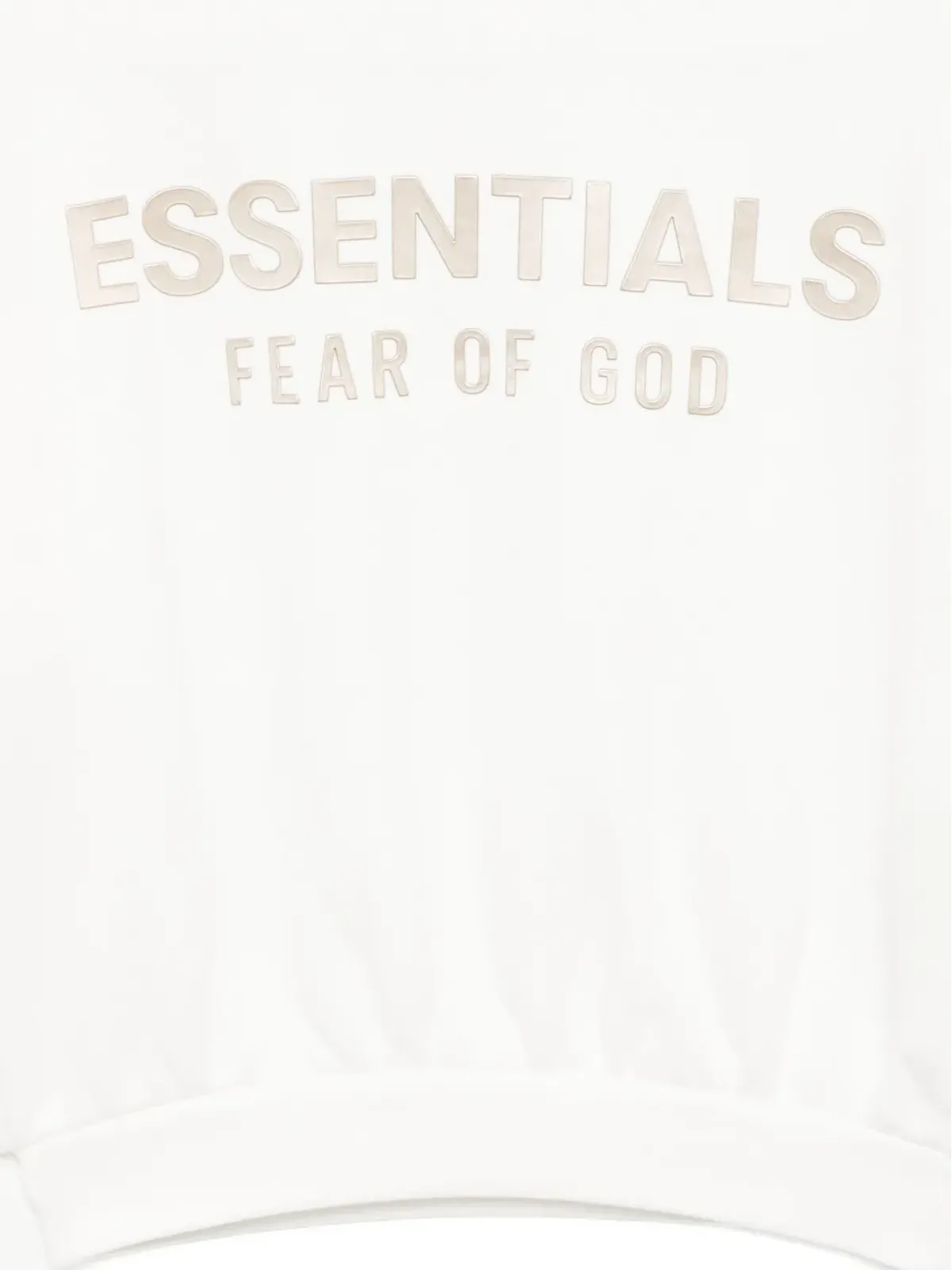 FEAR OF GOD ESSENTIALS KIDS フリーススウェットシャツ - ホワイト - 画像3