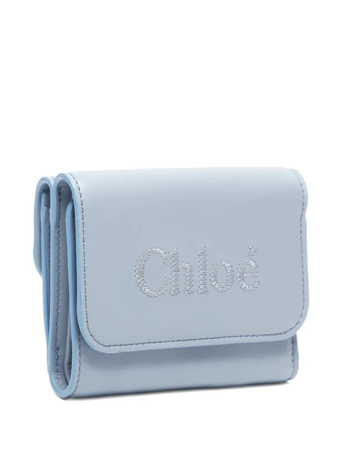 Chloé Pre-Owned Sense レザー ロゴ ウォレット - 画像3